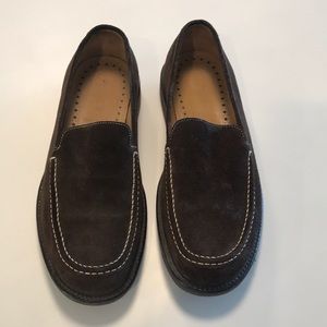 J Crew Suede Brown Loafers